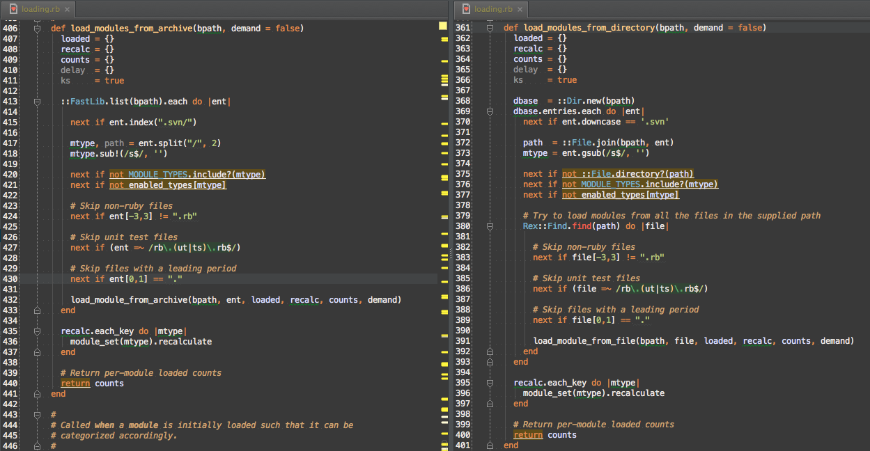 `Msf::ModuleManager::Loading#load_modules_from_archive` vs `Msf::ModuleManager::Loading#load_modules_from_directory`