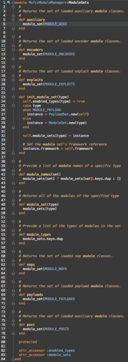 `Msf::ModuleManager::ModuleSets